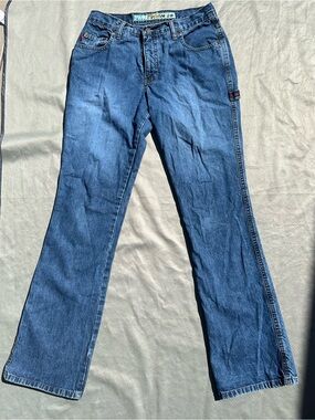 Vintage Low Rise Y2K Mudd Flare Carpenter Jeans Size 9 Juniors Denim